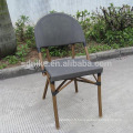 TC- (3) Chaise moderne en tissu teslin / chaise à manger en textile
